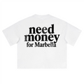 Unisex Heavyweight Short-Sleeved Oversized Cropped T-Shirt(280GSM)