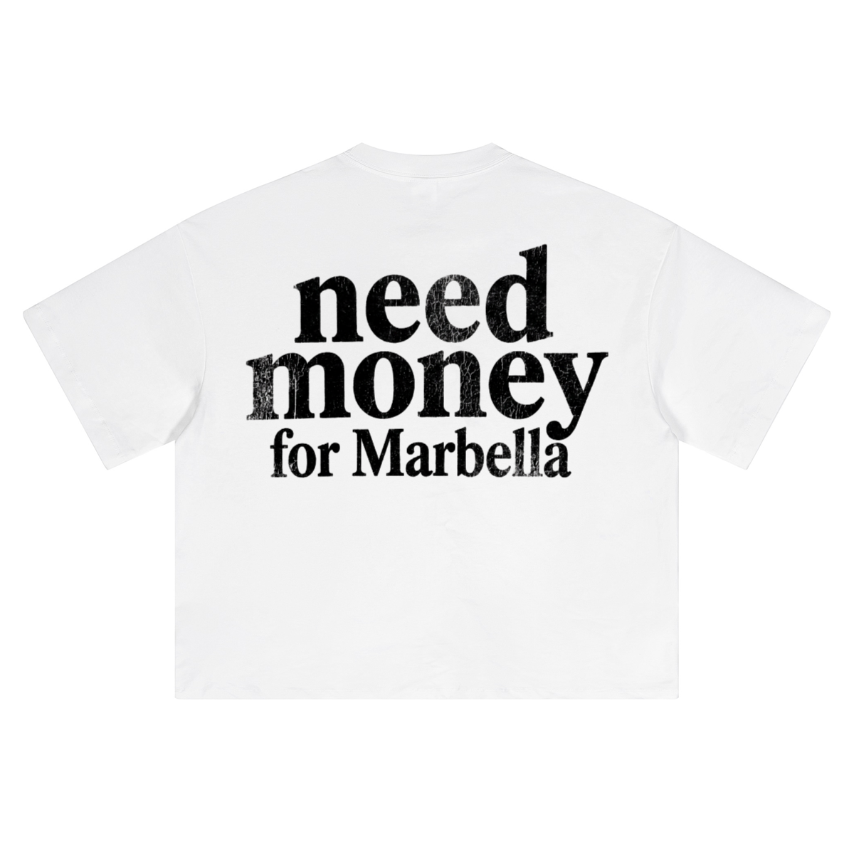 Unisex Heavyweight Short-Sleeved Oversized Cropped T-Shirt(280GSM)