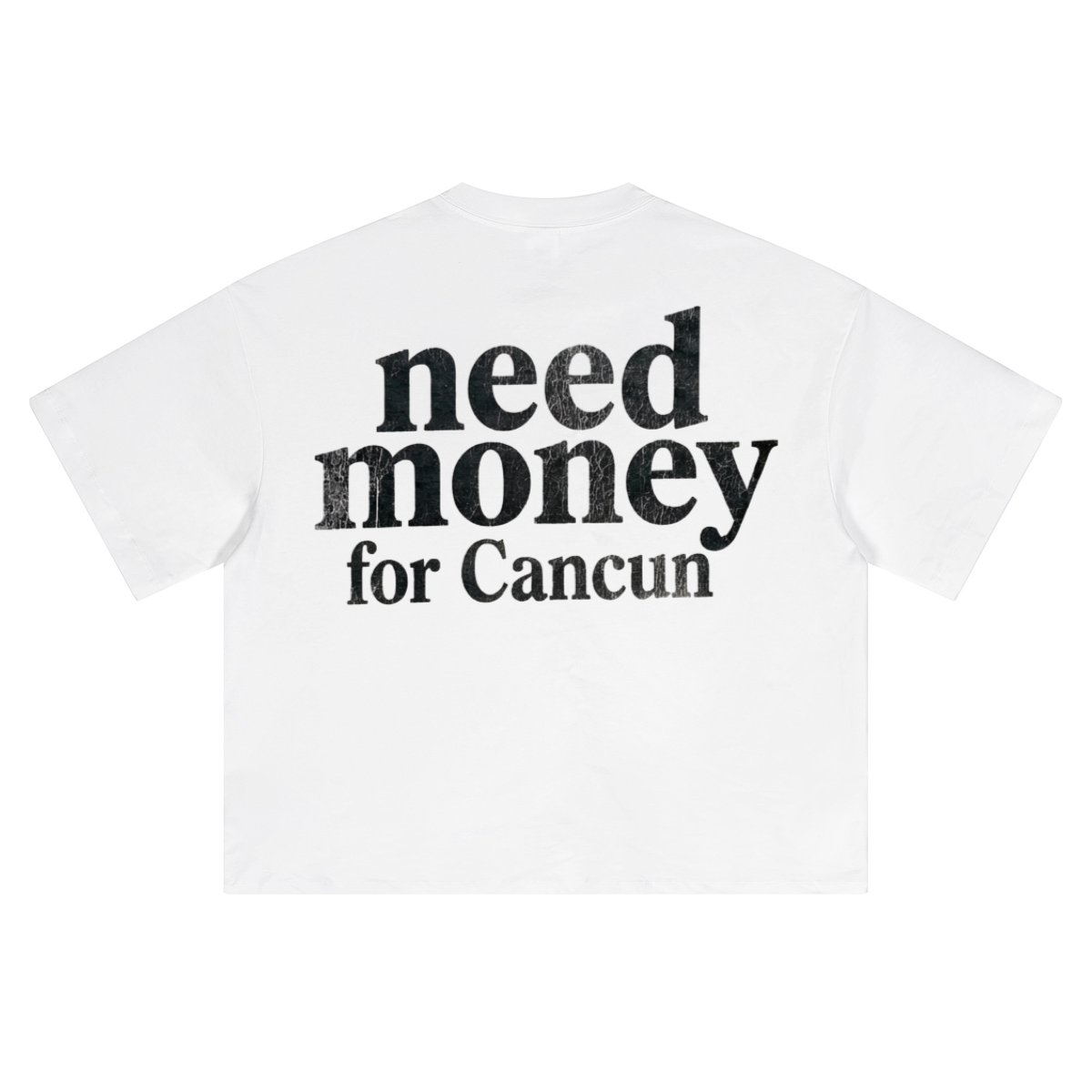 Unisex Heavyweight Short-Sleeved Oversized Cropped T-Shirt(280GSM)