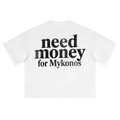 Unisex Heavyweight Short-Sleeved Oversized Cropped T-Shirt(280GSM)