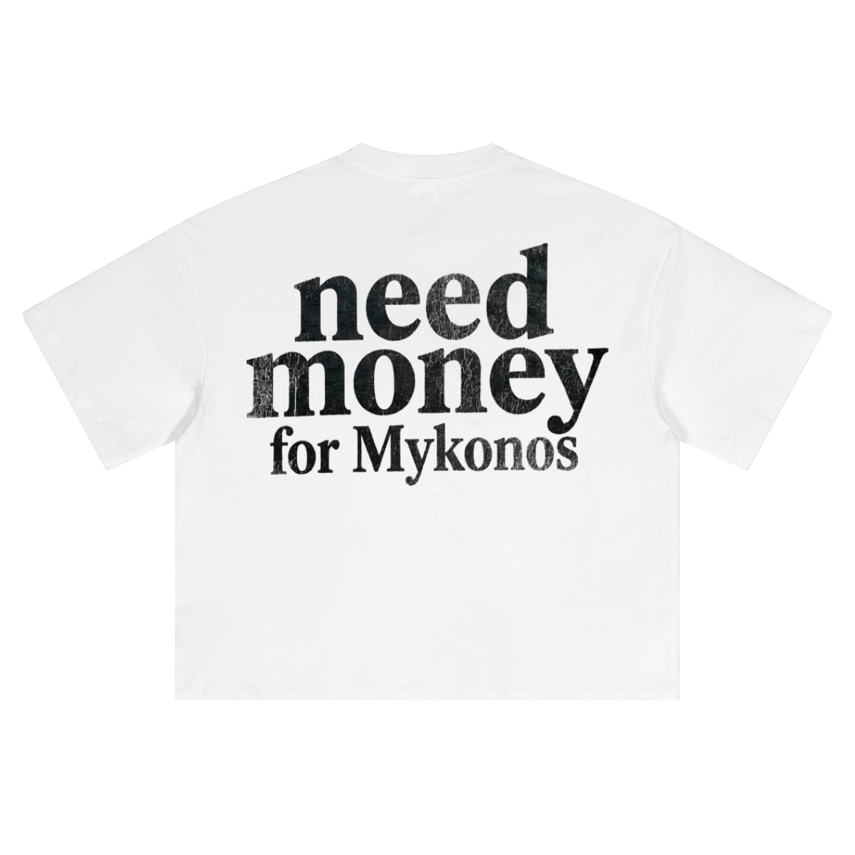 Unisex Heavyweight Short-Sleeved Oversized Cropped T-Shirt(280GSM)