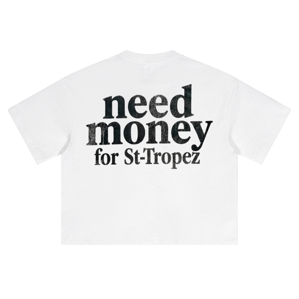 Unisex Heavyweight Short-Sleeved Oversized Cropped T-Shirt(280GSM)