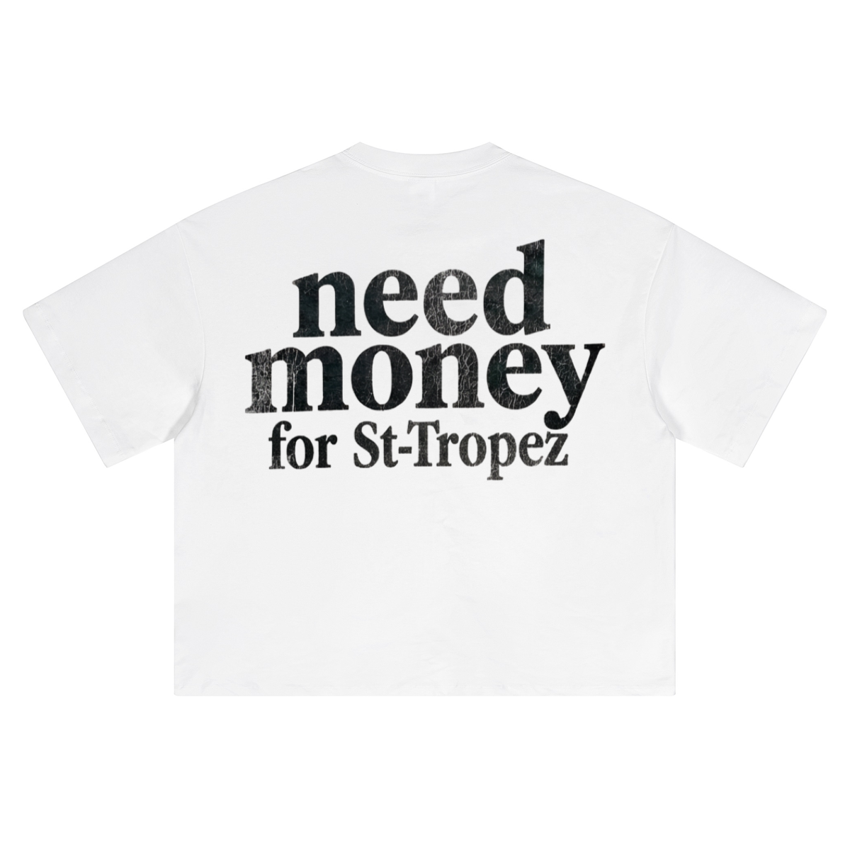 Unisex Heavyweight Short-Sleeved Oversized Cropped T-Shirt(280GSM)