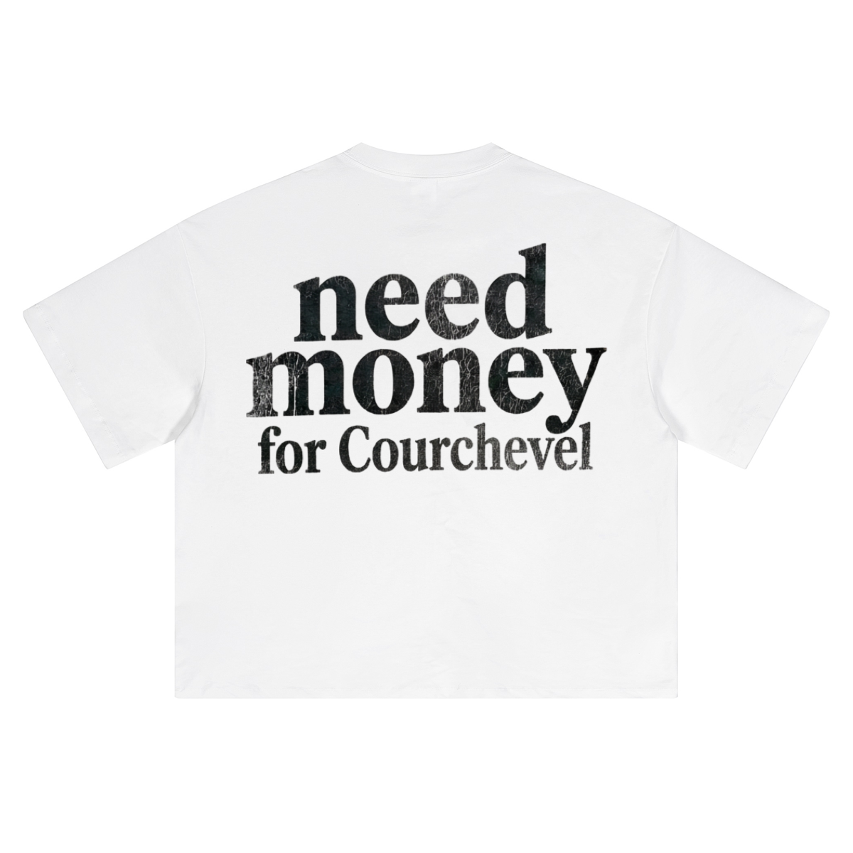 Unisex Heavyweight Short-Sleeved Oversized Cropped T-Shirt(280GSM)