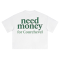 Unisex Heavyweight Short-Sleeved Oversized Cropped T-Shirt(280GSM)
