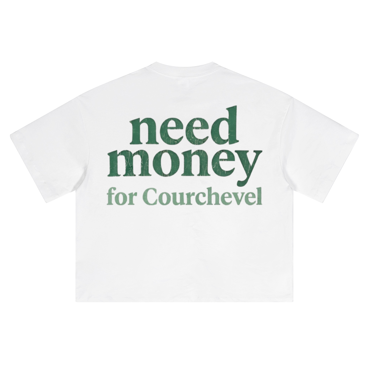 Unisex Heavyweight Short-Sleeved Oversized Cropped T-Shirt(280GSM)