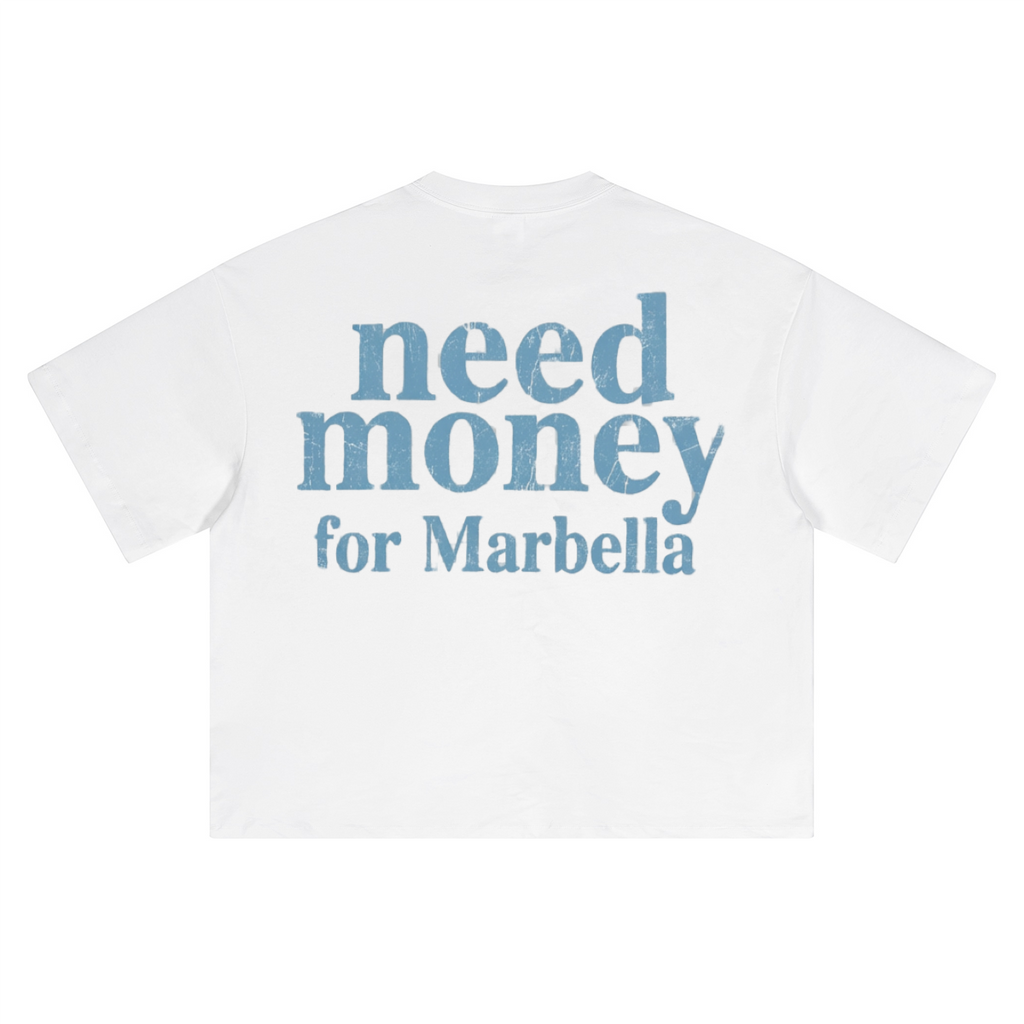 Unisex Heavyweight Short-Sleeved Oversized Cropped T-Shirt(280GSM)