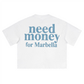Unisex Heavyweight Short-Sleeved Oversized Cropped T-Shirt(280GSM)