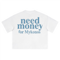 Unisex Heavyweight Short-Sleeved Oversized Cropped T-Shirt(280GSM)