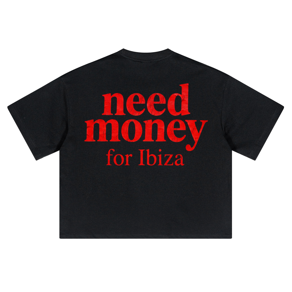 Unisex Heavyweight Short-Sleeved Oversized Cropped T-Shirt(280GSM)