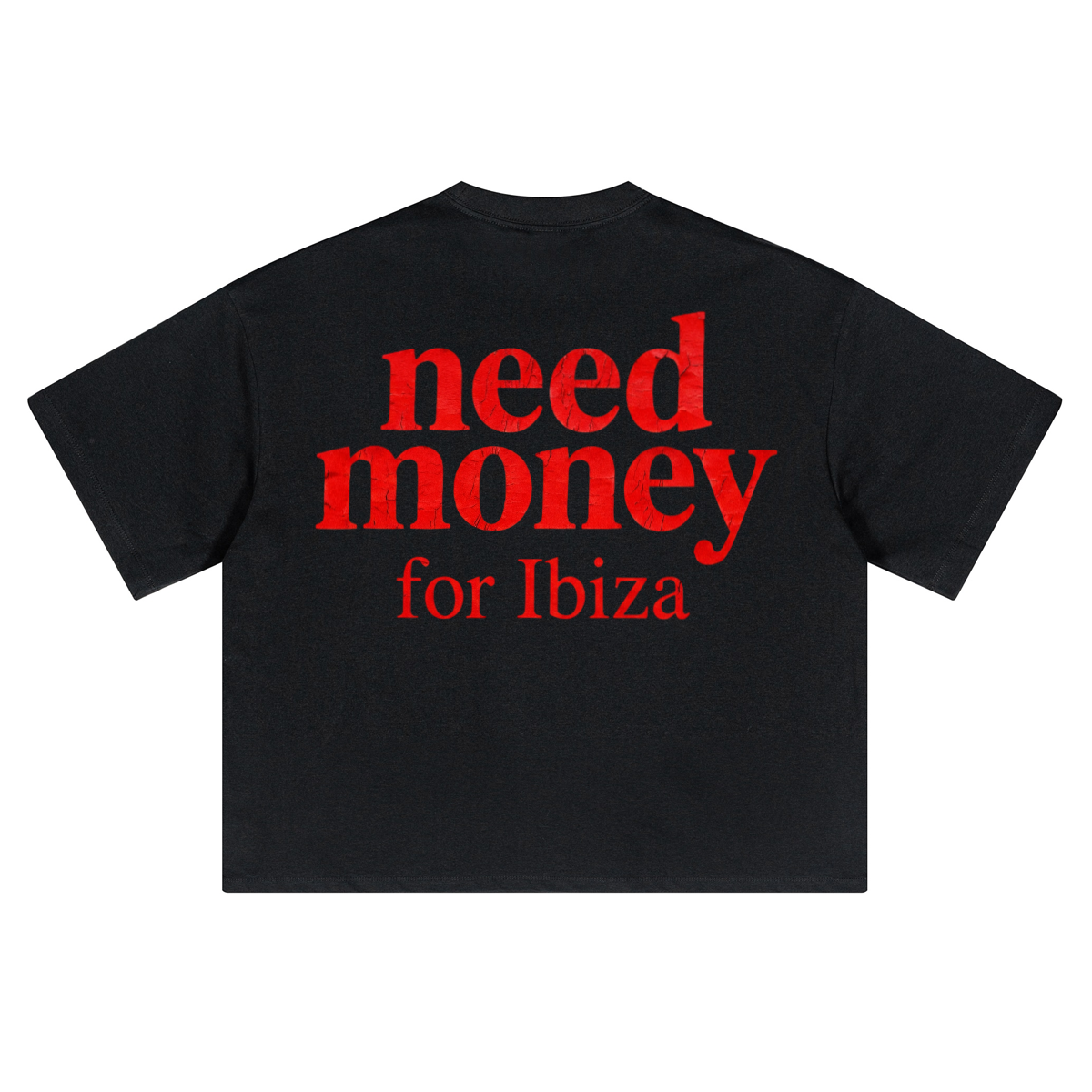 Unisex Heavyweight Short-Sleeved Oversized Cropped T-Shirt(280GSM)