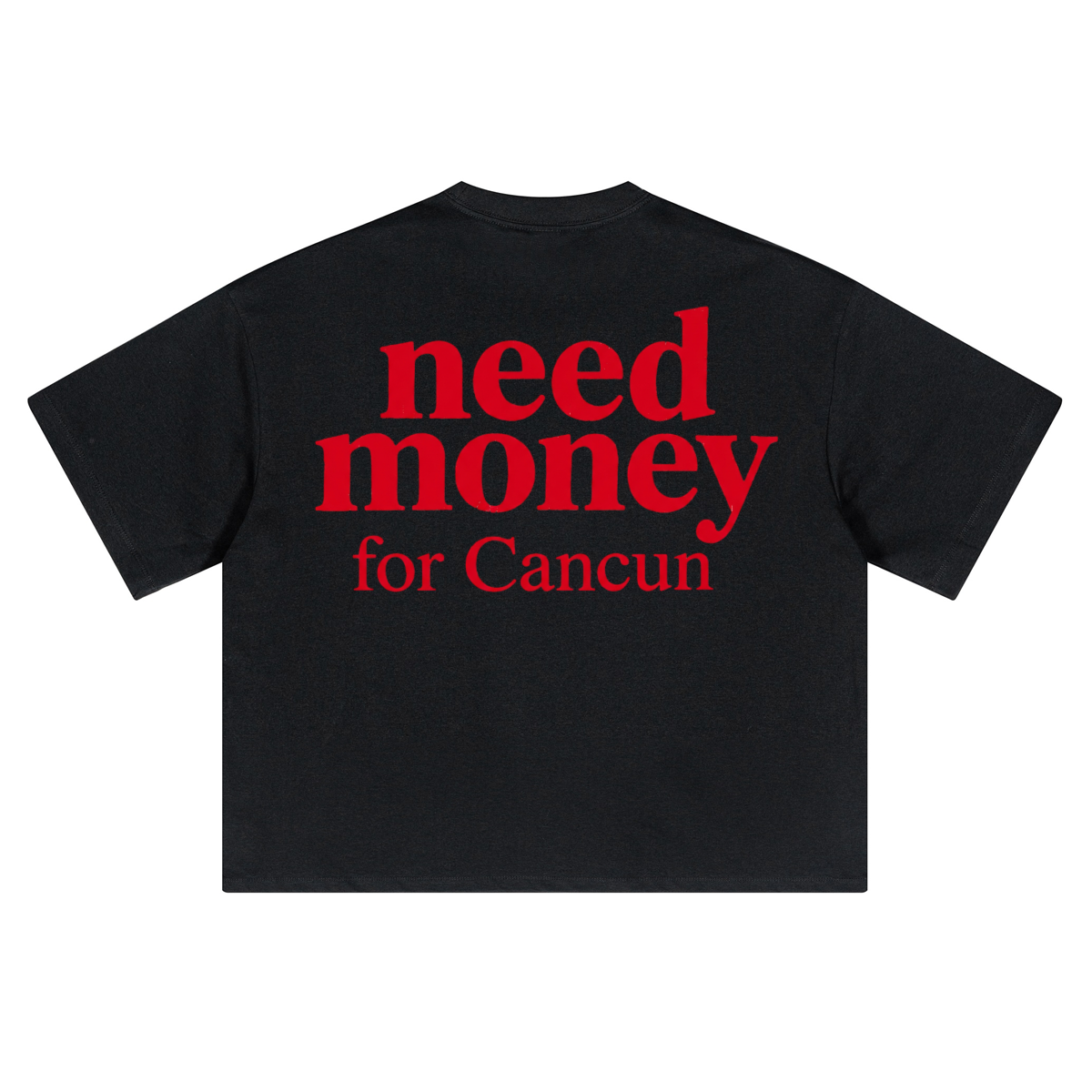 Unisex Heavyweight Short-Sleeved Oversized Cropped T-Shirt(280GSM)