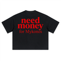 Unisex Heavyweight Short-Sleeved Oversized Cropped T-Shirt(280GSM)