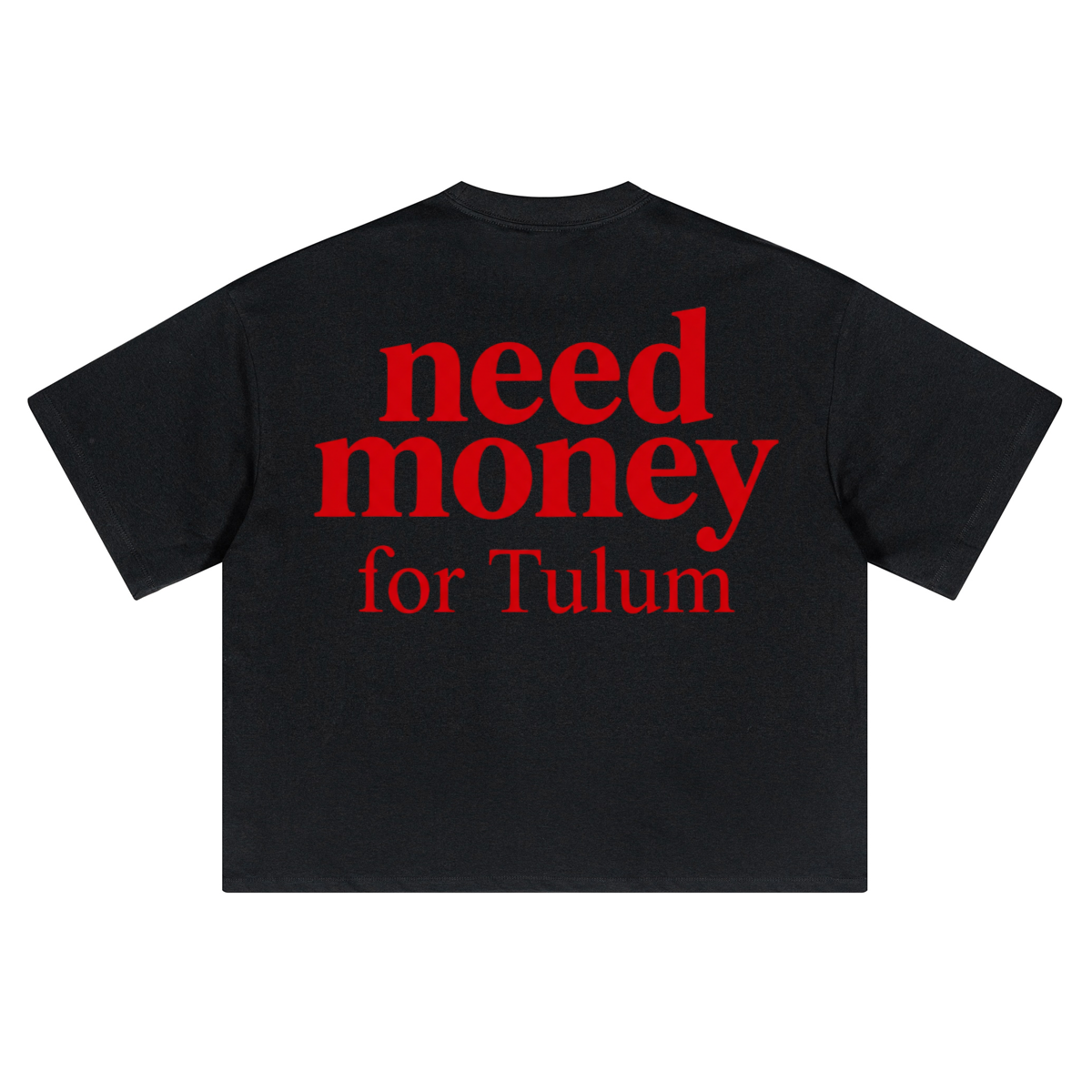 Unisex Heavyweight Short-Sleeved Oversized Cropped T-Shirt(280GSM)