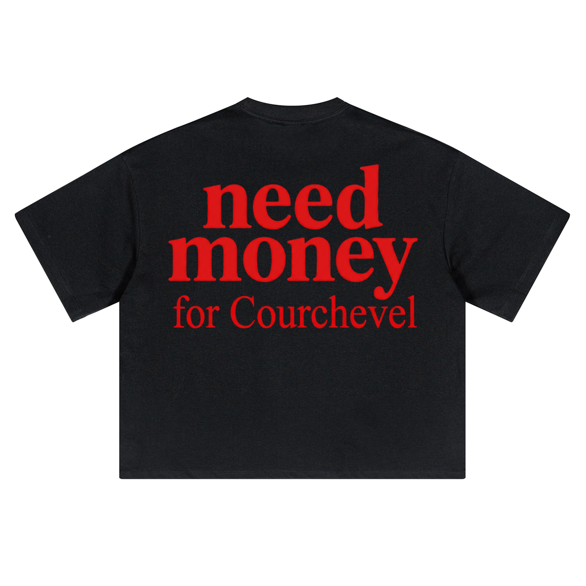 Unisex Heavyweight Short-Sleeved Oversized Cropped T-Shirt(280GSM)