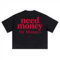 Unisex Heavyweight Short-Sleeved Oversized Cropped T-Shirt(280GSM)