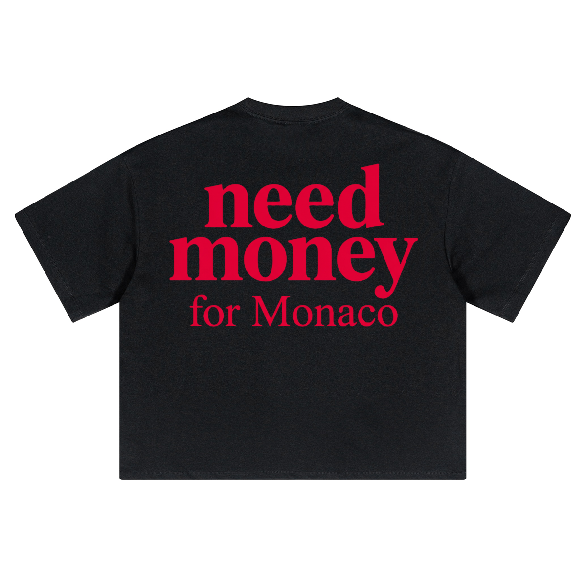 Unisex Heavyweight Short-Sleeved Oversized Cropped T-Shirt(280GSM)