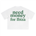 Unisex Heavyweight Short-Sleeved Oversized Cropped T-Shirt(280GSM)