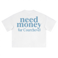 Unisex Heavyweight Short-Sleeved Oversized Cropped T-Shirt(280GSM)