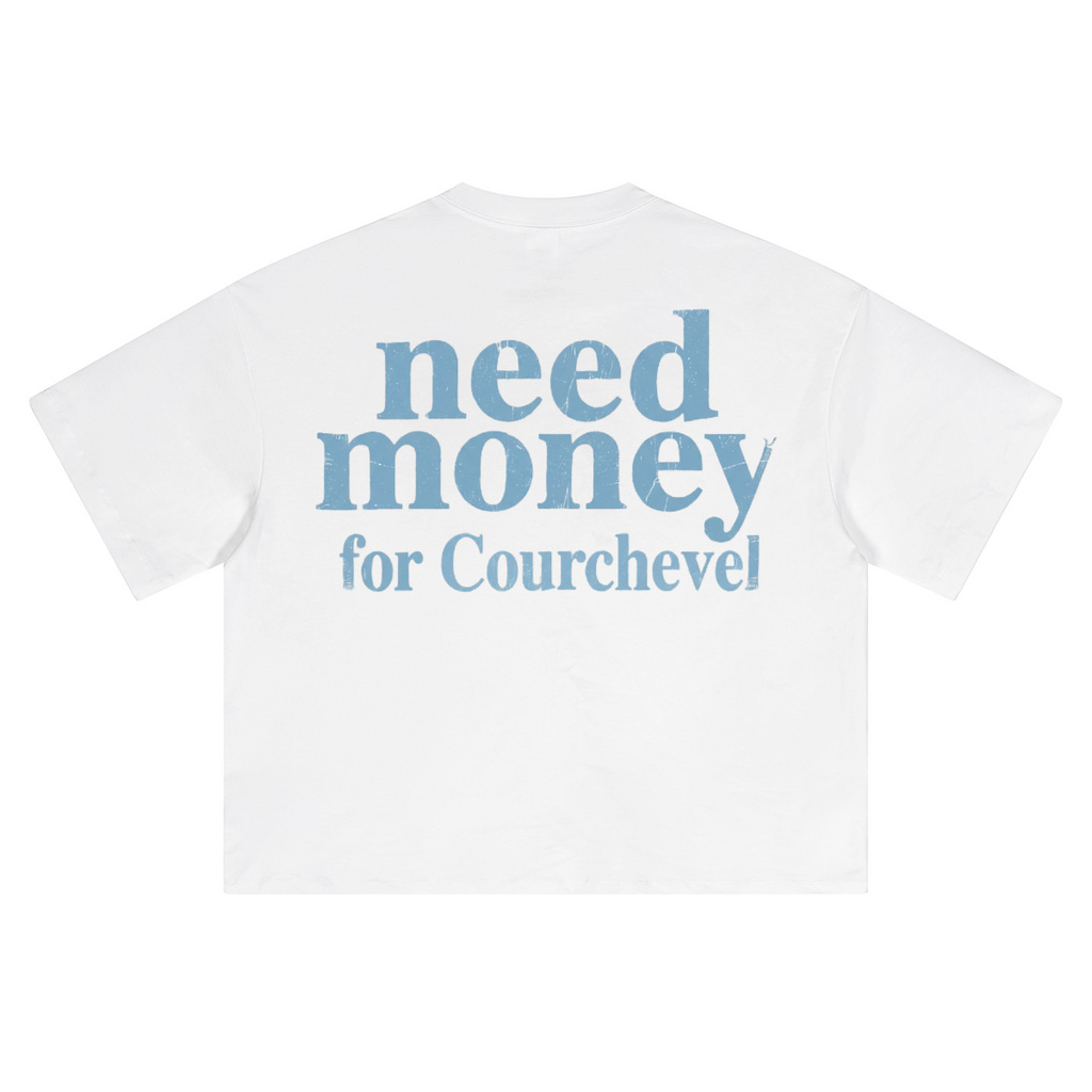 Unisex Heavyweight Short-Sleeved Oversized Cropped T-Shirt(280GSM)