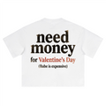 Unisex Heavyweight Short-Sleeved Oversized Cropped T-Shirt(280GSM)