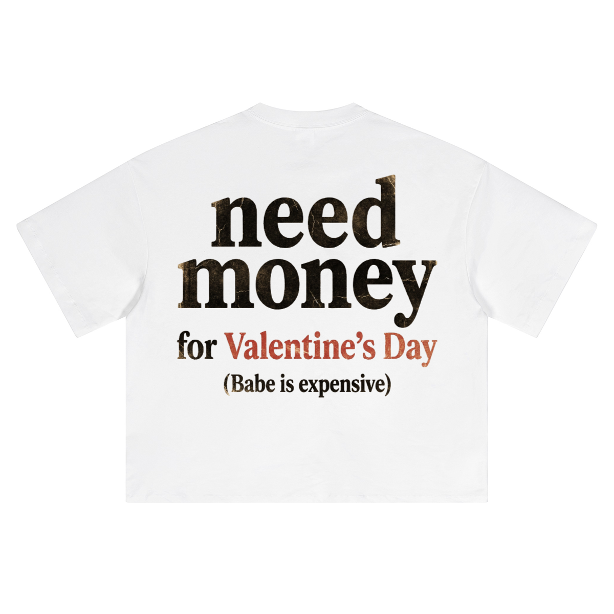 Unisex Heavyweight Short-Sleeved Oversized Cropped T-Shirt(280GSM)