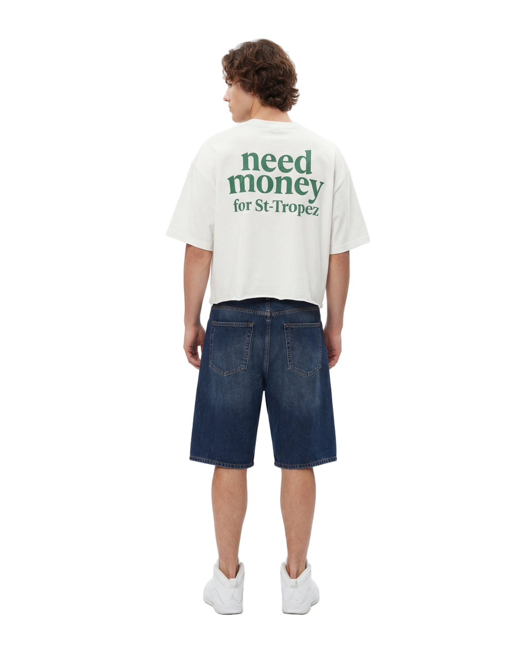 Unisex Heavyweight Short-Sleeved Oversized Cropped T-Shirt(280GSM)