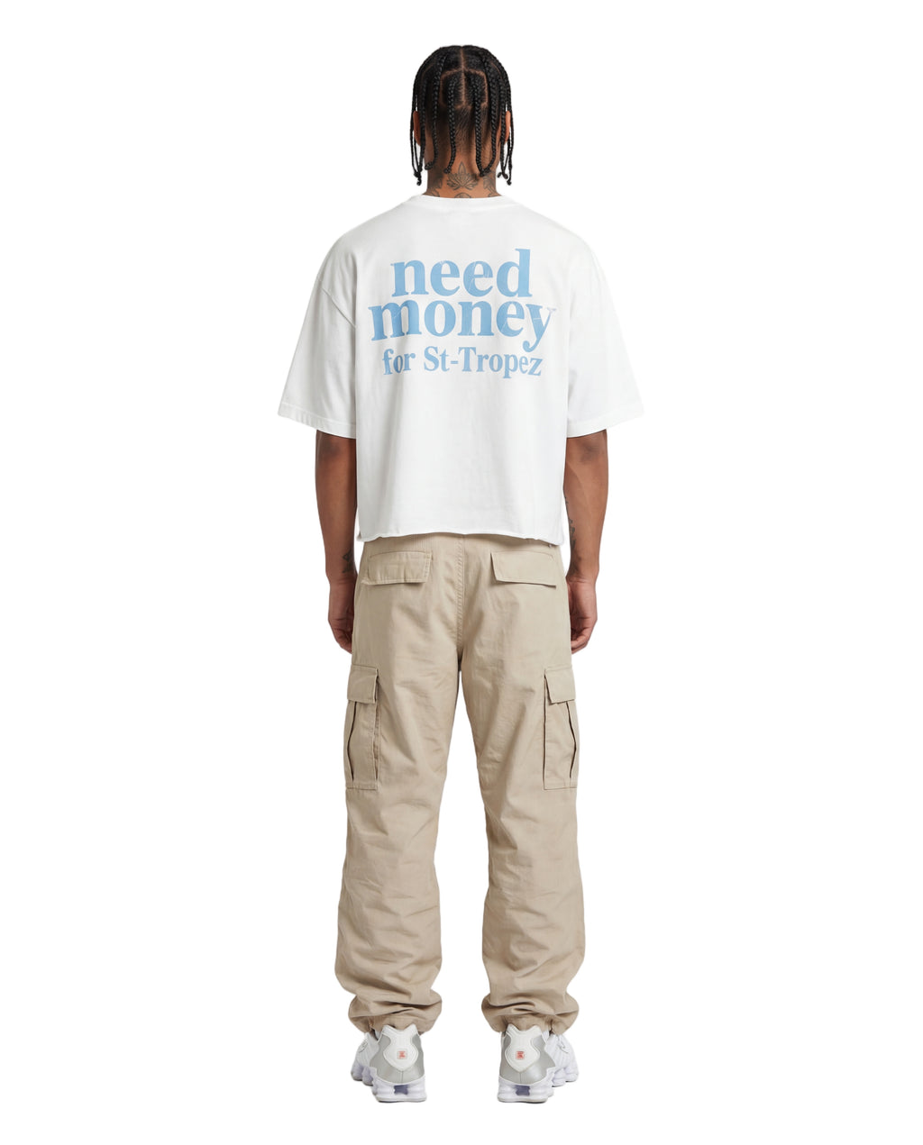 Unisex Heavyweight Short-Sleeved Oversized Cropped T-Shirt(280GSM)