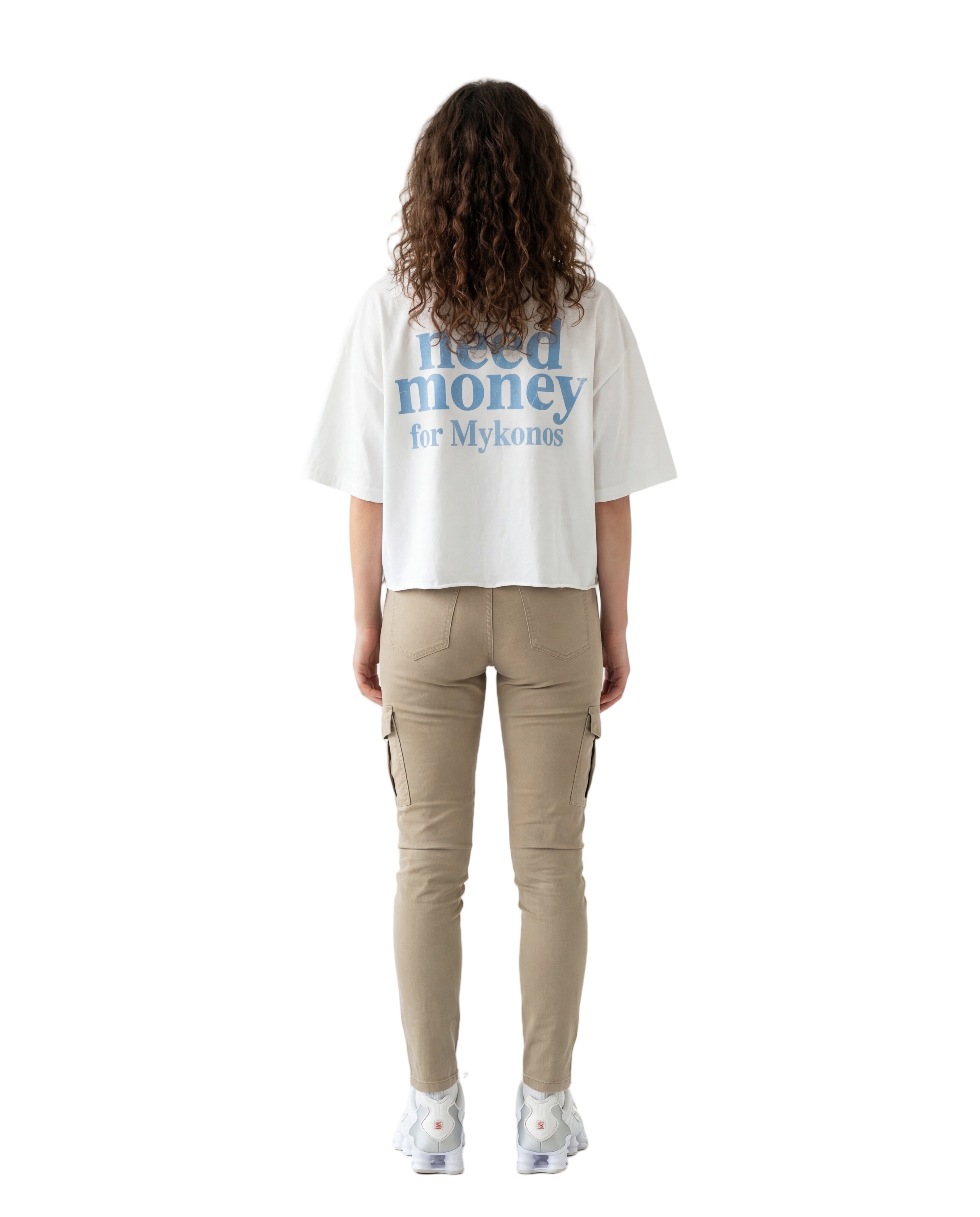 Unisex Heavyweight Short-Sleeved Oversized Cropped T-Shirt(280GSM)