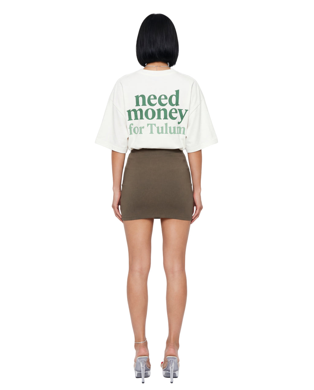 Unisex Heavyweight Short-Sleeved Oversized Cropped T-Shirt(280GSM)