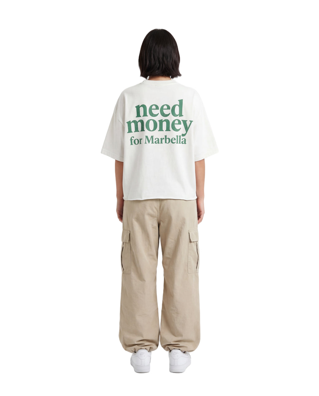 Unisex Heavyweight Short-Sleeved Oversized Cropped T-Shirt(280GSM)
