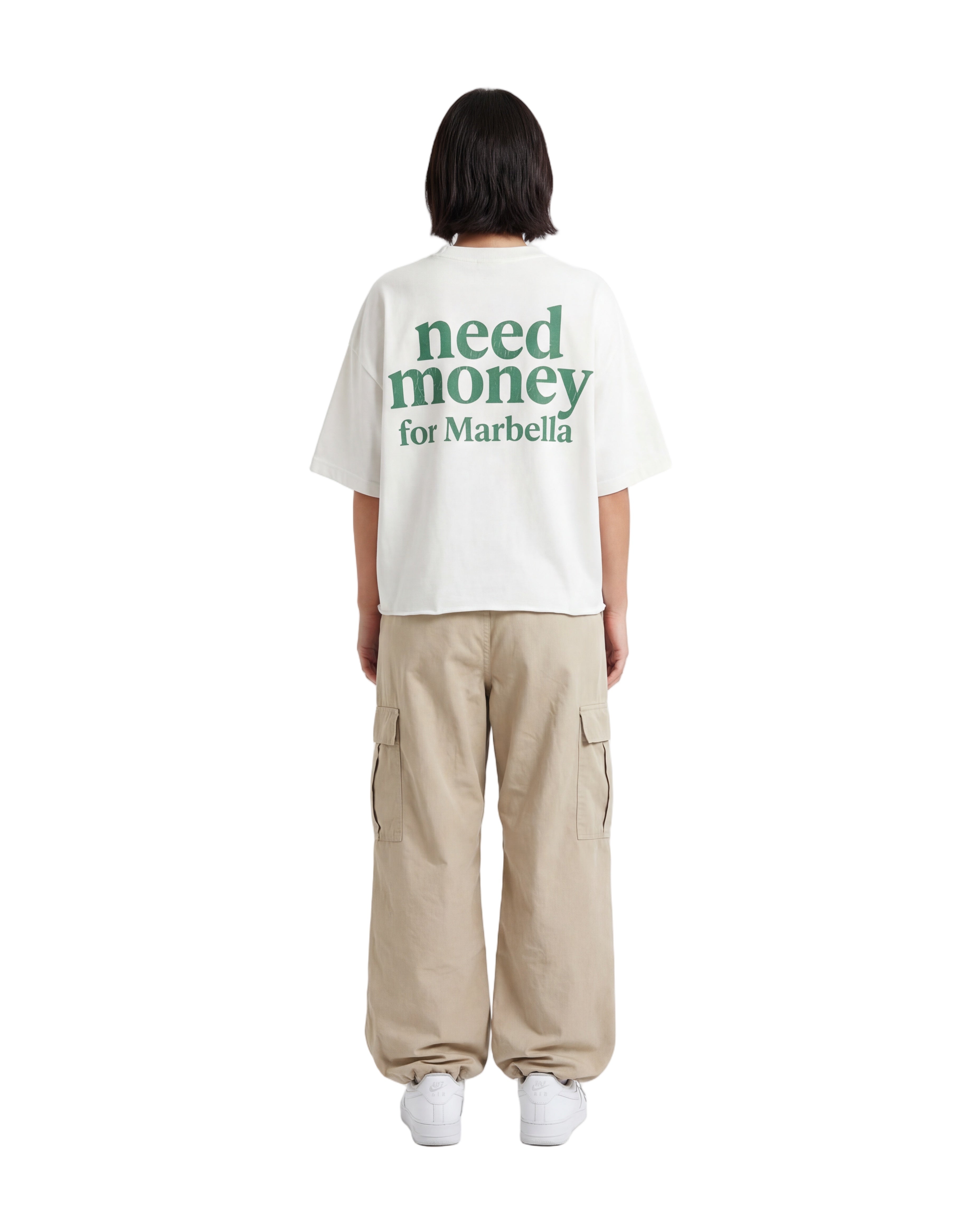Unisex Heavyweight Short-Sleeved Oversized Cropped T-Shirt(280GSM)