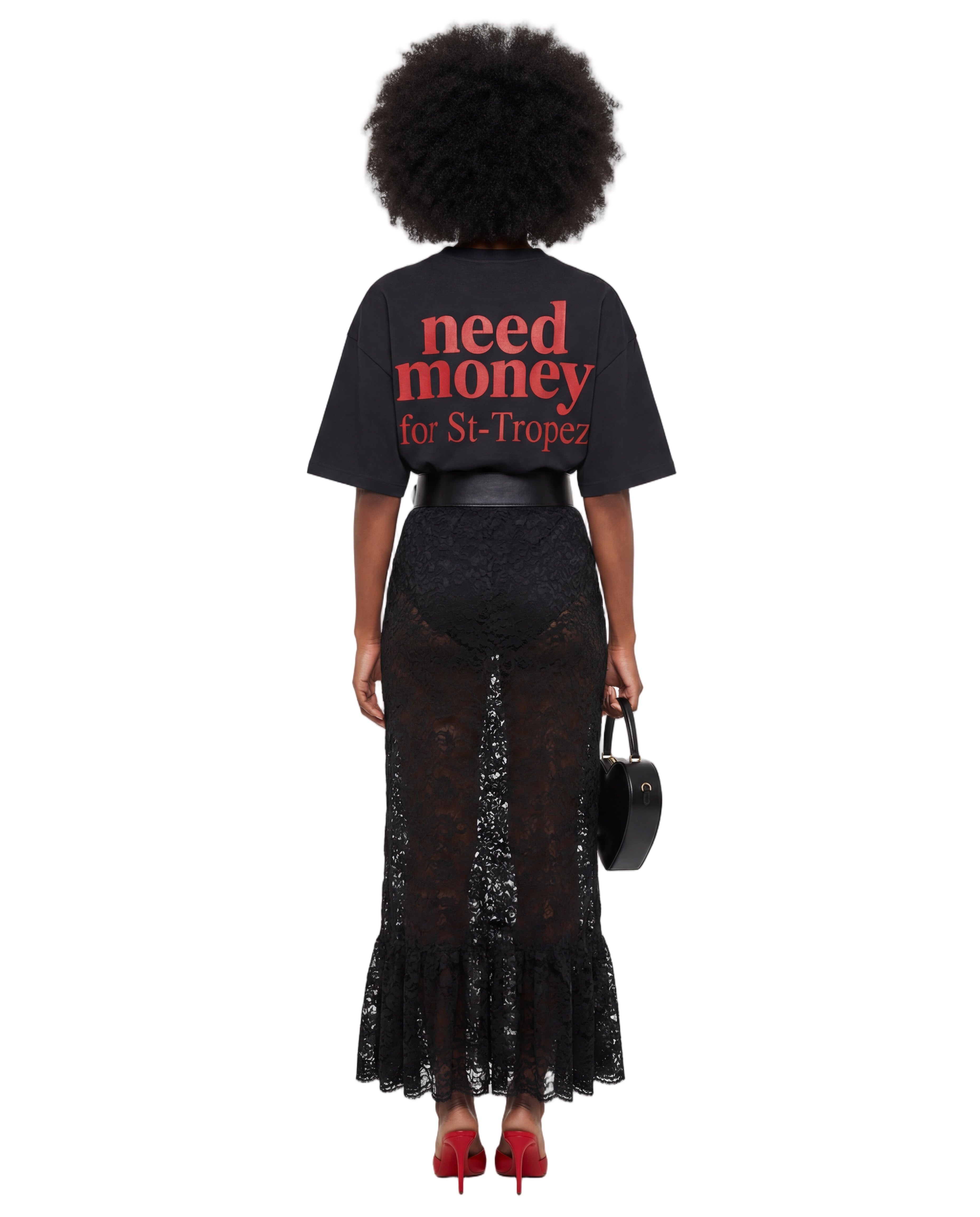 Unisex Heavyweight Short-Sleeved Oversized Cropped T-Shirt(280GSM)