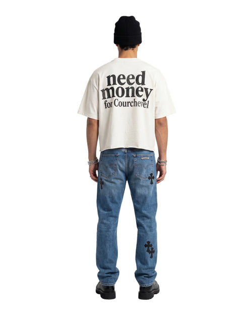 Unisex Heavyweight Short-Sleeved Oversized Cropped T-Shirt(280GSM)