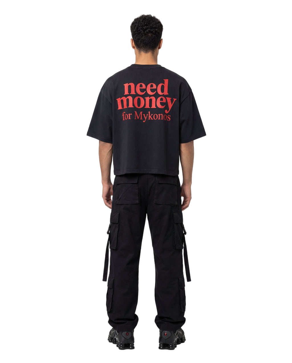 Unisex Heavyweight Short-Sleeved Oversized Cropped T-Shirt(280GSM)