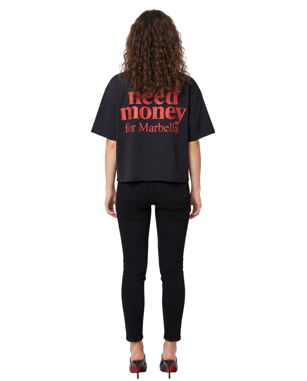 Unisex Heavyweight Short-Sleeved Oversized Cropped T-Shirt(280GSM)